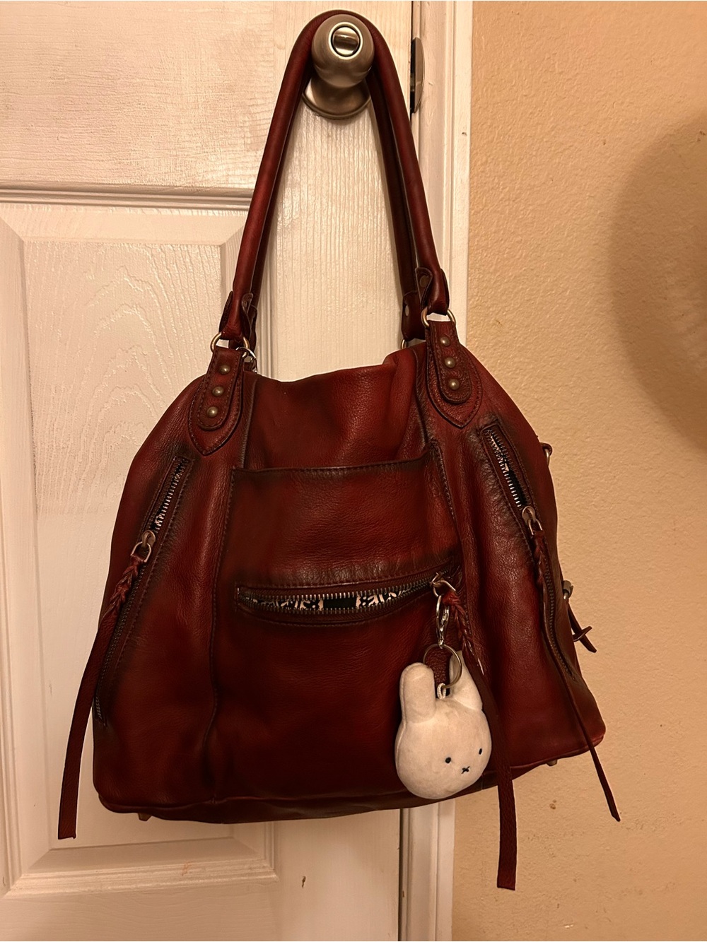 We The Free Emerson Tote in Red Rock/ red/ burgundy - Picture 4 of 13
